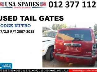 Dodge Nitro 3.7/2.8 SXT 2007-13 used tailgates for sale