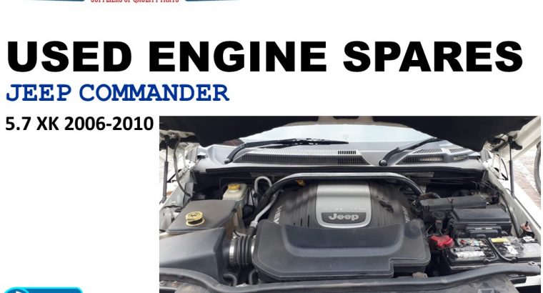 Jeep Commander 5.7 XK 2006-10 used petrol engine spares for sale