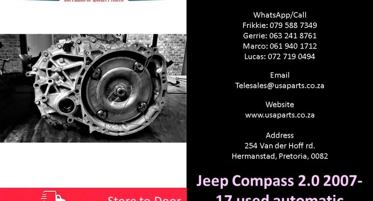 Jeep Compass 2.0/2.4 MK 2007-17 used auto gearbox for sale