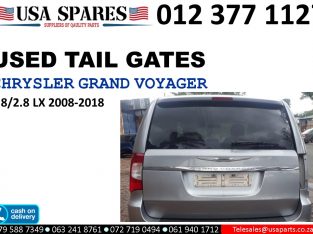 Chrysler Grand Voyager 3.8/2.8 LX 2008-18 used tailgates for sale