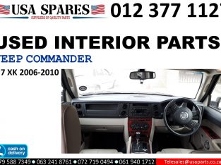 Jeep Commander 3.0/5.7 XK 2006-10 used interior parts for sale