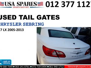 Chrysler Sebring 2.7 LX 2005-13 used tailgates for sale