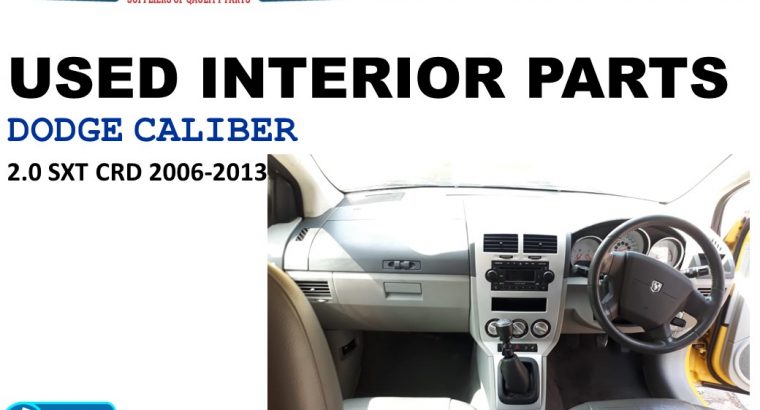 Dodge Caliber 1.8/2.0/2.4 SXT 2006-13 used interior parts