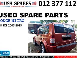 Dodge Nitro 2.8 SXT manual 2007-13 diesel used parts for sale