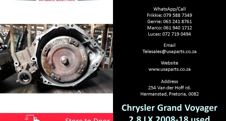 Chrysler Grand Voyager 2.8 LX 2008-18 used auto gearbox for sale