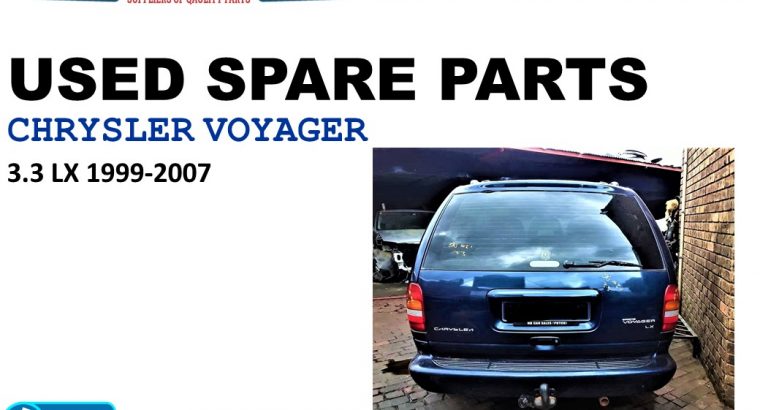 Chrysler Voyager 3.3 LX 1999-07 used petrol spare parts for sale