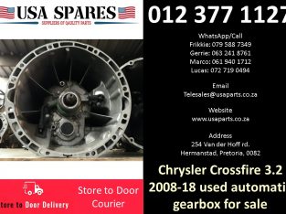 Chrysler Crossfire 3.2 2008-18 used automatic gearbox for sale