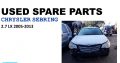 Chrysler Sebring 2.7 LX 2005-13 used petrol spare parts for sale