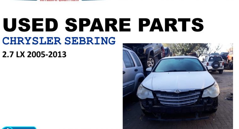 Chrysler Sebring 2.7 LX 2005-13 used petrol spare parts for sale