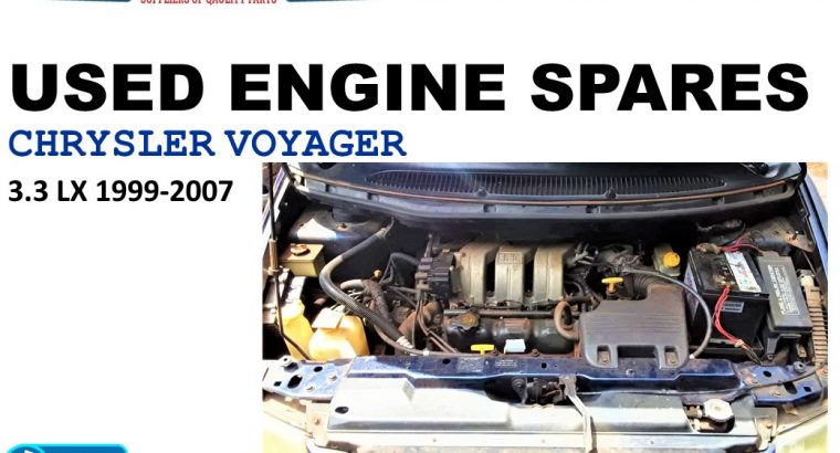 Chrysler Voyager 3.3 LX 1999-07 used petrol engine spares