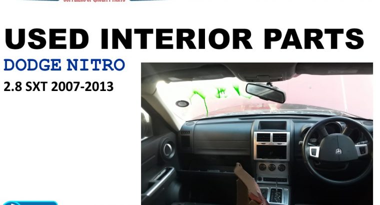 Dodge Nitro 2.8/3.7 SXT 2007-13 used interior parts for sale