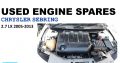 Chrysler Sebring 2.7 LX 2005-13 used petrol engine spares