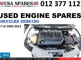 Chrysler Sebring 2.7 LX 2005-13 used petrol engine spares