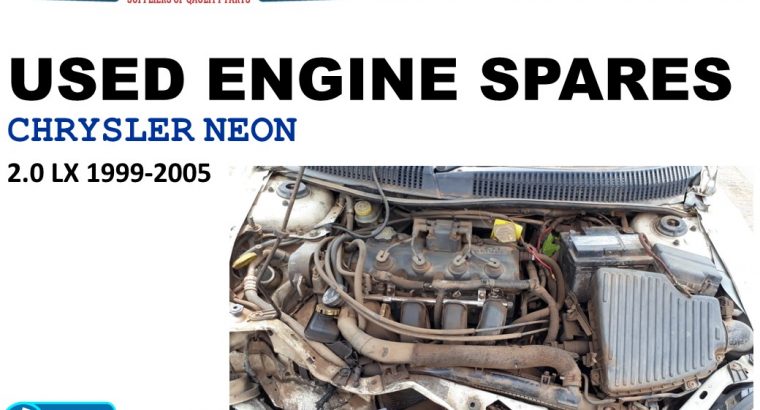 Chrysler Neon 2.0 LX 1999-05 used petrol engine spares for sale