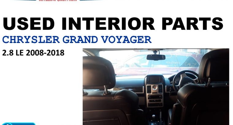 Chrysler Grand Voyager 2.8/3.8 LE 2008-18 used interior parts