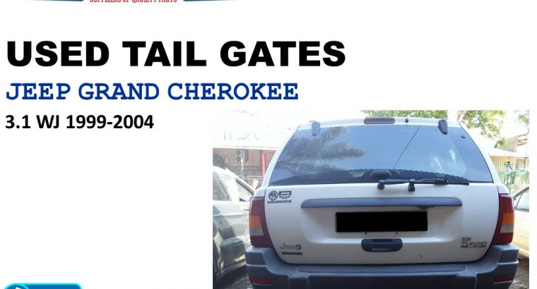 Jeep Grand Cherokee 3.1 WJ 1999-04 used tailgates or sale