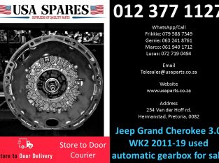 Jeep Grand Cherokee 3.0 Wk2 2011-19 used auto gearbox for sale