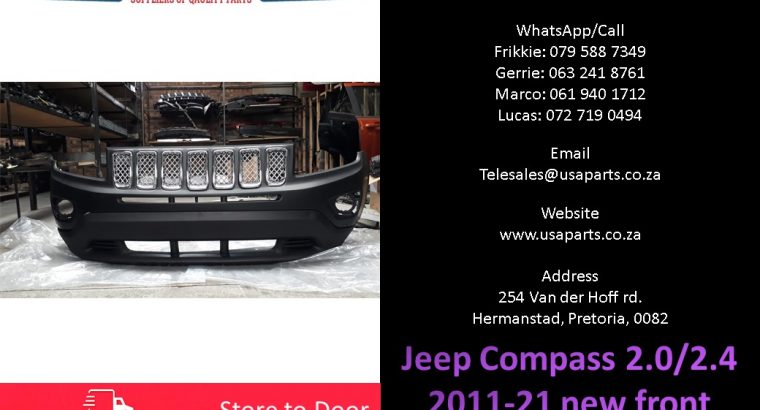 Jeep Compass 2.0/2.4 2011-21 new front bumpers for sale