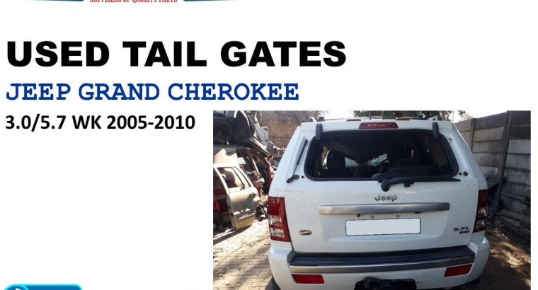 Jeep Grand Cherokee 5.7/3.0 WK 2005-10 used tailgates for sale
