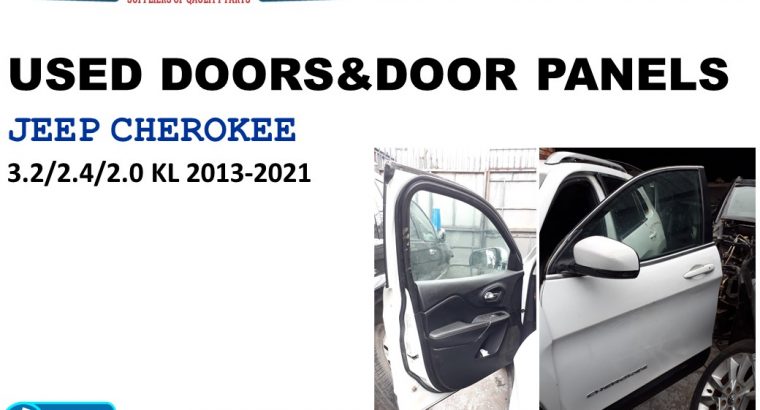 Jeep Cherokee 3.2/2.4/2.0 KL 2013-21 used doors for sale