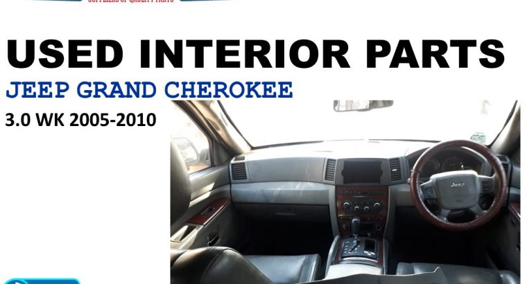 Jeep Grand Cherokee 3.0 WK 2005-10 used interior parts for sale