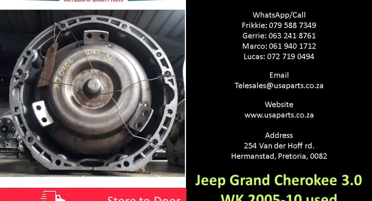 Jeep Grand Cherokee 3.0 WK 2005-10 used auto gearbox for sale