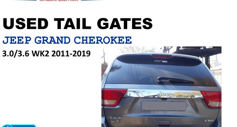 Jeep Grand Cherokee 3.0/3.6 WK2 2011-19 used tailgates for sale