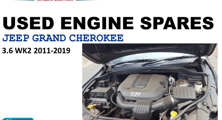 Jeep Grand Cherokee 3.6 WK2 2011-19 used petrol engine spares