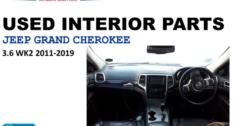 Jeep Grand Cherokee 3.6 WK2 2011-19 used interior parts for sale