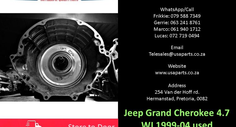 Jeep Grand Cherokee 4.7 WJ 1999-05 used auto gearbox for sale