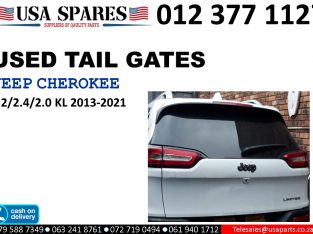 Jeep Cherokee 3.2/2.4/2.0 KL 20013-21 used tailgates for sale