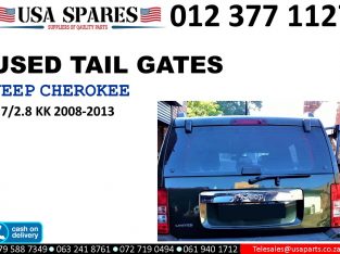 Jeep Cherokee 3.7/2.8 KK 2008-13 used tailgates for sale