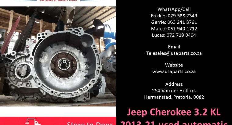 Jeep Cherokee 3.2 KL 2013-21 used auto gearbox for sale