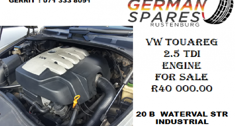 Vw Touareg 2.5 TDI Engine for sale