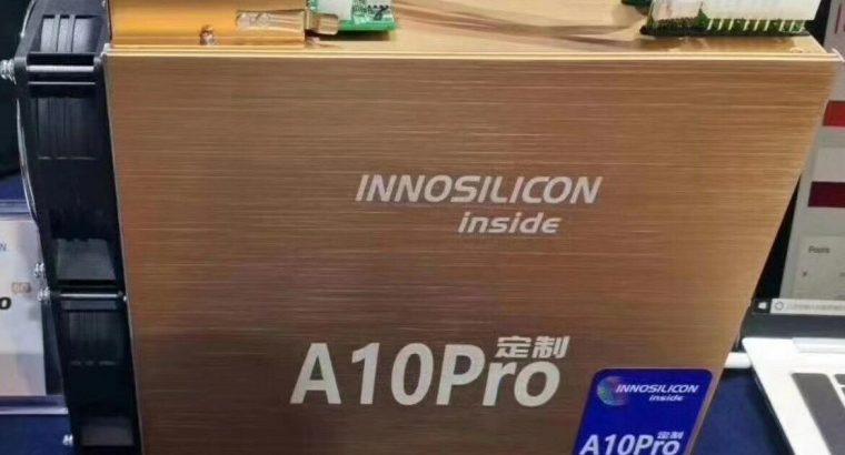 New Innosilicon A10 Pro 6G 720MH/s , Antminer S19 Pro Hashrate