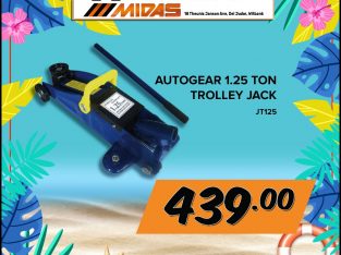 Summer Sale! AutoGear 1.25 Ton Trolley Jack ONLY R439!