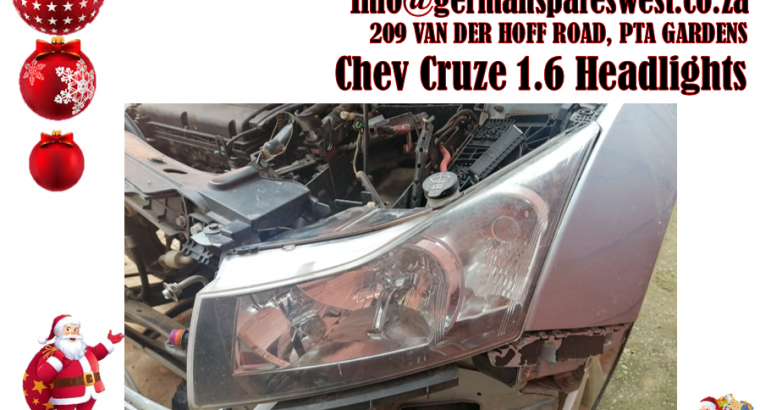 Chev Cruze 1.6 used Headlights