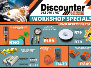 Workshop Specials 15-31 December 2021