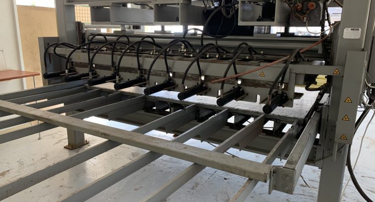 Laminating Press, HESS, Hot, 2.500 x 1.300mm, Half Automatic