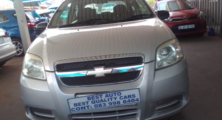 2013 Chevrolet Aveo 1.6 Engine Capacity with Manuel Transmission