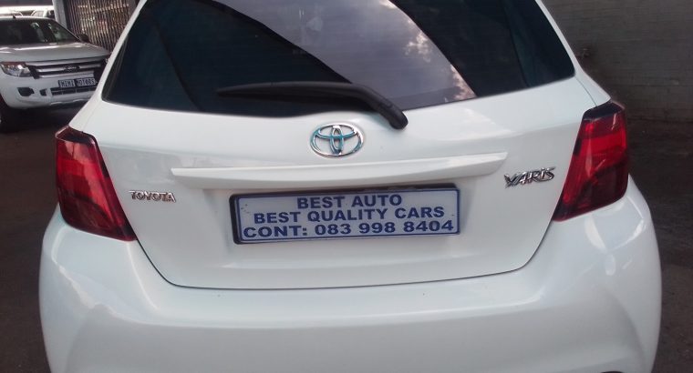 2016 Toyota Yaris 1.3 Engine Capacity with Manuel Transmission, E