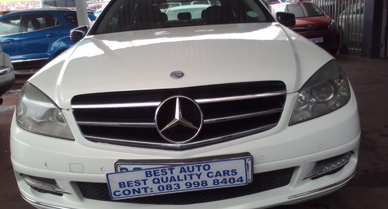 2011 Mercedes Benz C-180 Engine Capacity with Automatic Transmiss