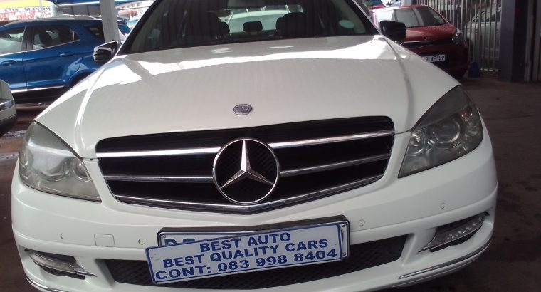 2011 Mercedes Benz C-180 Engine Capacity with Automatic Transmiss