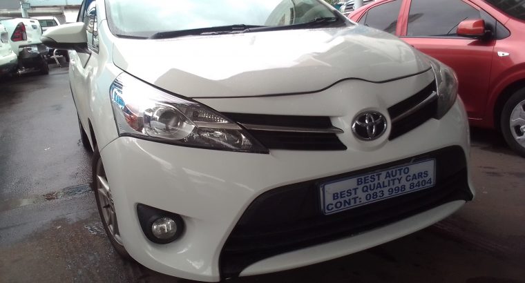 2013 Toyota Verso 1.8 Engine Capacity with Manuel Transmission, 5