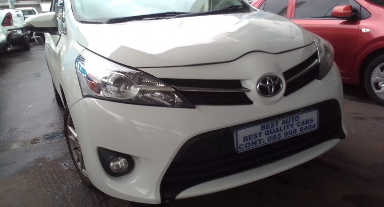 2013 Toyota Verso 1.8 Engine Capacity with Manuel Transmission, 5