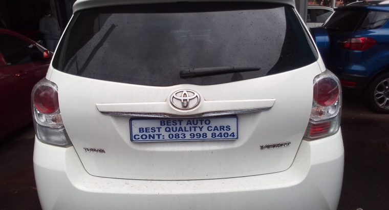 2013 Toyota Verso 1.8 Engine Capacity with Manuel Transmission, 5