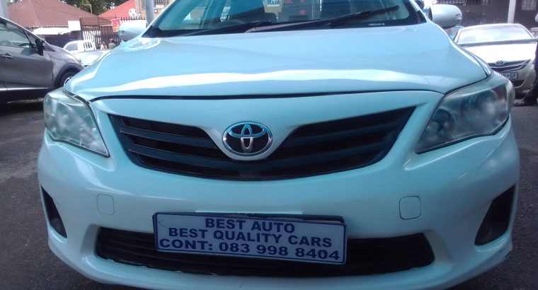 2011 Toyota Corolla 1.6 Engine Capacity Professional with Manuel
