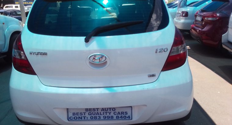 2013 Hyundai i20 1.6 Engine Capacity with Manuel Transmission, El