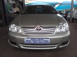 2005 Toyota Corolla 1.6 Engine Capacity with Automatic Transmissi