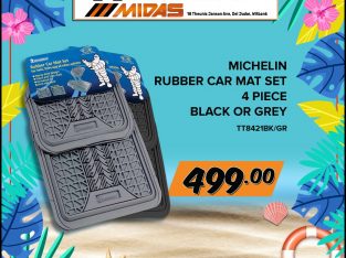 Michelin rubber Car Mat Set (4 Piece) ONLY R499 at Midas Witbank!